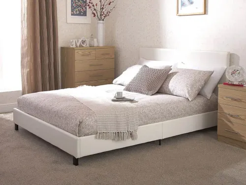 5ft King Size Upholstered Leather Bed Frames 5ft King Size Upholstered Leather Bed Frames