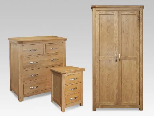 ASC Austin Oak Assembled Bedroom Furniture ASC Austin Oak Assembled Bedroom Furniture