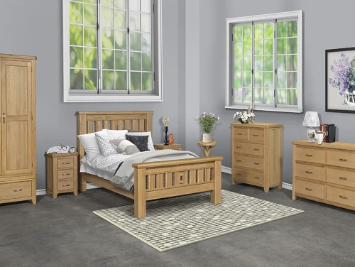 ASC Selkirk Oak Assembled Bedroom Furniture ASC Selkirk Oak Assembled Bedroom Furniture