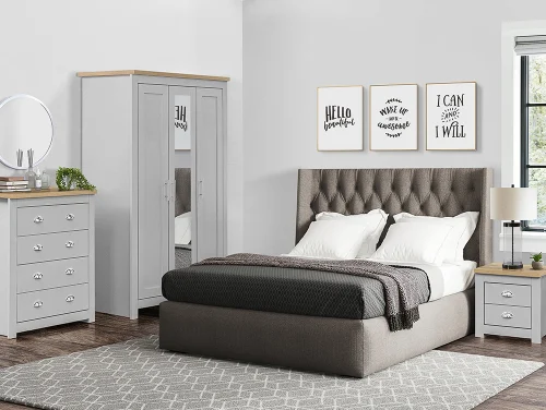 Birlea Highgate Grey and Oak Bedroom Furniture Birlea Highgate Grey and Oak Bedroom Furniture