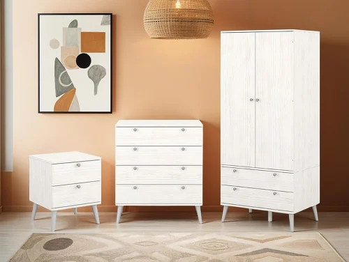 Core Augusta Curve White Bedroom Furniture Core Augusta Curve White Bedroom Furniture
