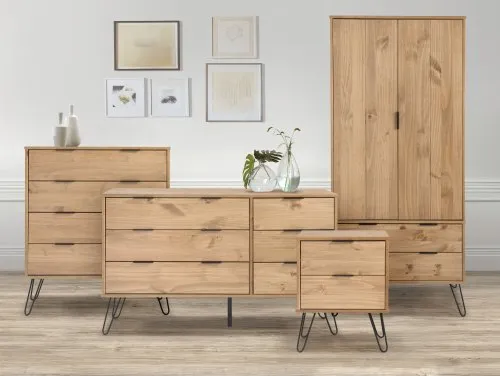 Core Augusta Waxed Pine Bedroom Furniture Core Augusta Waxed Pine Bedroom Furniture