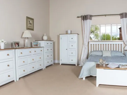 Core Capri White and Pine Bedroom Furniture Core Capri White and Pine Bedroom Furniture