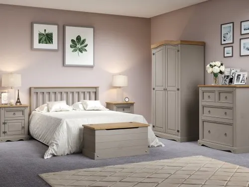 Core Corona Grey and Pine Bedroom Furniture Core Corona Grey and Pine Bedroom Furniture