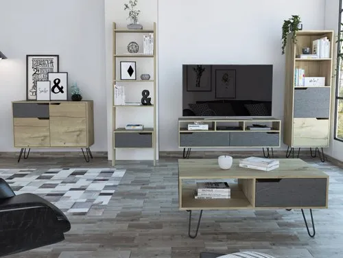 Core Manhattan Bleached Pine and Stone Effect Living Room Furniture Core Manhattan Bleached Pine and Stone Effect Living Room Furniture