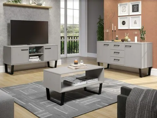 Core Texas Grey Waxed Pine Living Room Furniture Core Texas Grey Waxed Pine Living Room Furniture