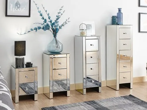 GFW Atlantic Mirrored Assembled Bedroom Furniture GFW Atlantic Mirrored Assembled Bedroom Furniture