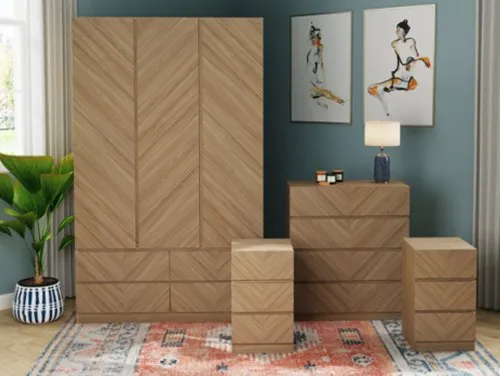 GFW Catania Euro Oak Bedroom Furniture GFW Catania Euro Oak Bedroom Furniture