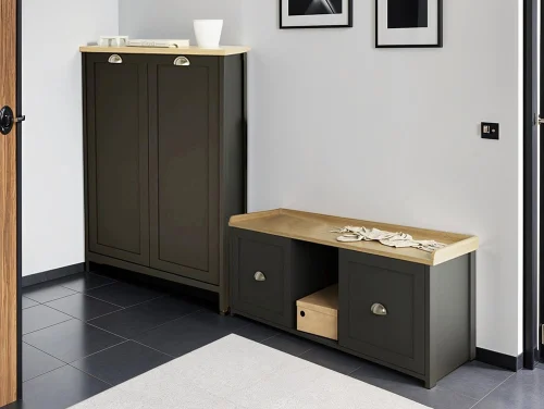 GFW Lancaster Black and Oak Living Room Furniture GFW Lancaster Black and Oak Living Room Furniture