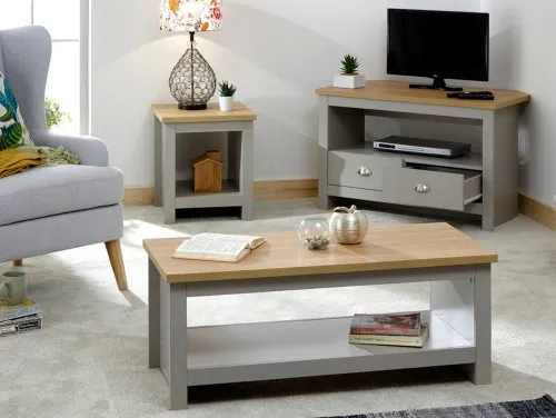 GFW Lancaster Grey and Oak Living Room Furniture GFW Lancaster Grey and Oak Living Room Furniture