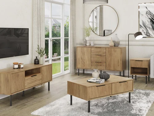 GFW Nervata Oak Living Room Furniture GFW Nervata Oak Living Room Furniture