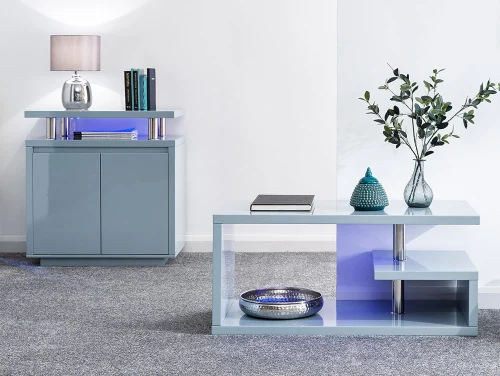 GFW Polar Grey High Gloss Living Room Furniture GFW Polar Grey High Gloss Living Room Furniture