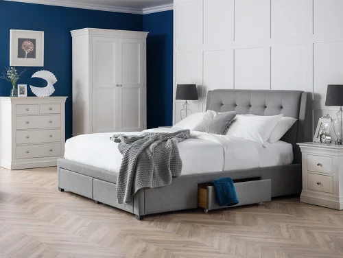 Julian Bowen Clermont Surf White Assembled Bedroom Furniture Julian Bowen Clermont Surf White Assembled Bedroom Furniture