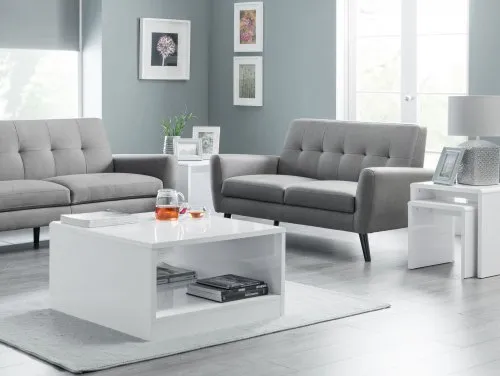 Julian Bowen Manhattan White High Gloss Living Room Furniture Julian Bowen Manhattan White High Gloss Living Room Furniture