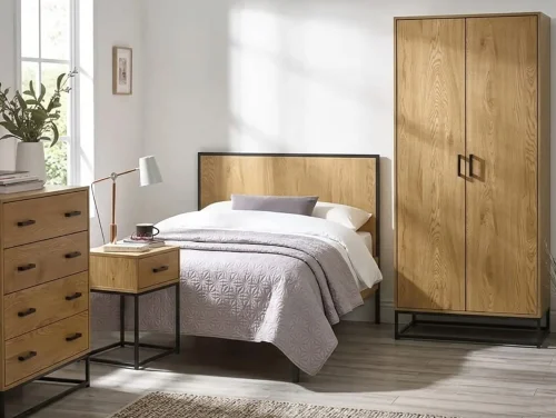 Julian Bowen Harlow Light Oak Bedroom Furniture Julian Bowen Harlow Light Oak Bedroom Furniture