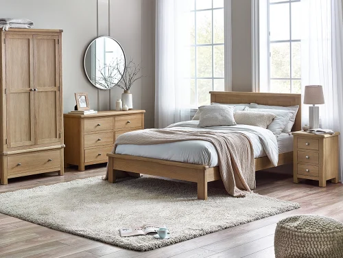 Julian Bowen Memphis Limed Oak Assembled Bedroom Furniture Julian Bowen Memphis Limed Oak Assembled Bedroom Furniture