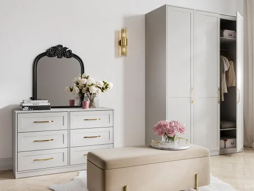 LPD Austen White Bedroom Furniture LPD Austen White Bedroom Furniture