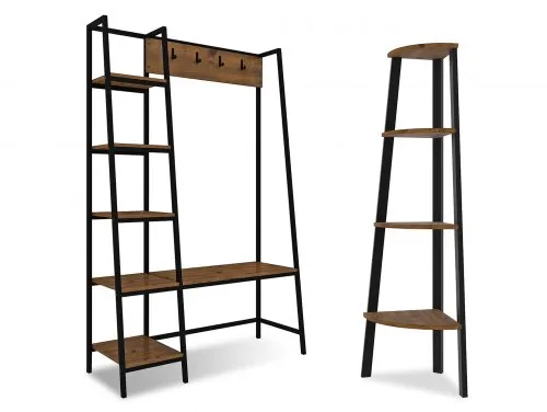 LPD Ealing Black and Rustic Pine Living Room Furniture LPD Ealing Black and Rustic Pine Living Room Furniture