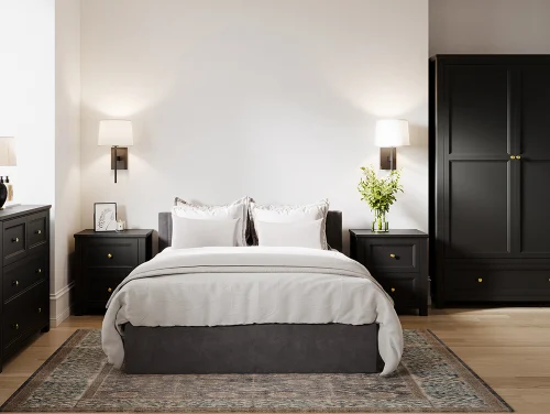 LPD Ives Black Bedroom Furniture LPD Ives Black Bedroom Furniture