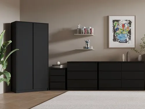 Seconique Malvern Black Bedroom Furniture Seconique Malvern Black Bedroom Furniture