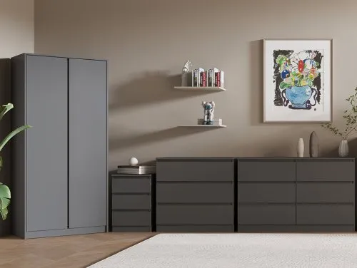 Seconique Malvern Grey Bedroom Furniture Seconique Malvern Grey Bedroom Furniture