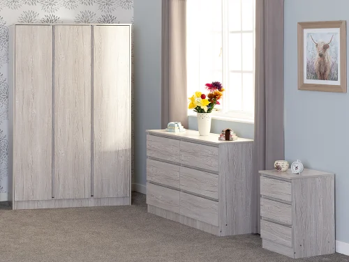 Seconique Malvern Urban Snow Bedroom Furniture Seconique Malvern Urban Snow Bedroom Furniture