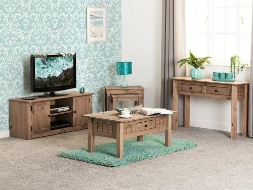 Seconique Panama Waxed Pine Living Room Furniture Seconique Panama Waxed Pine Living Room Furniture