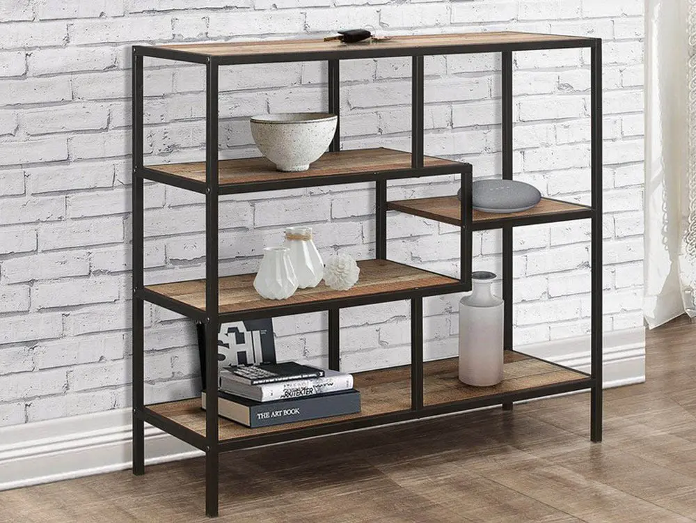 Birlea Furniture & Beds Birlea Urban Rustic Wide Shelving Unit