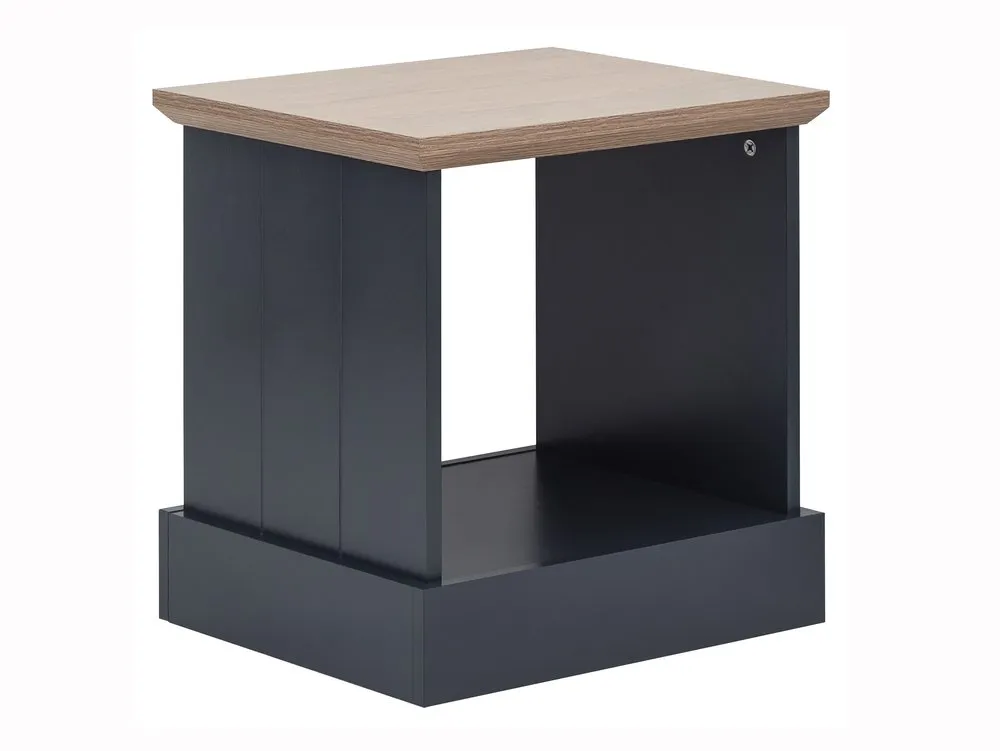 GFW GFW Kendal Slate Blue and Oak Lamp Table