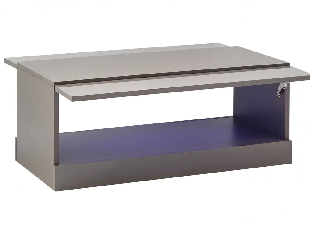 GFW GFW Galicia Grey Coffee Table with LED Lighting