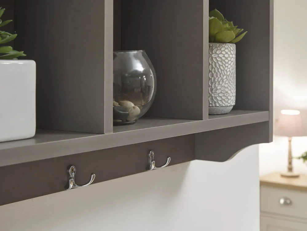 GFW GFW Kempton Grey Wall Rack