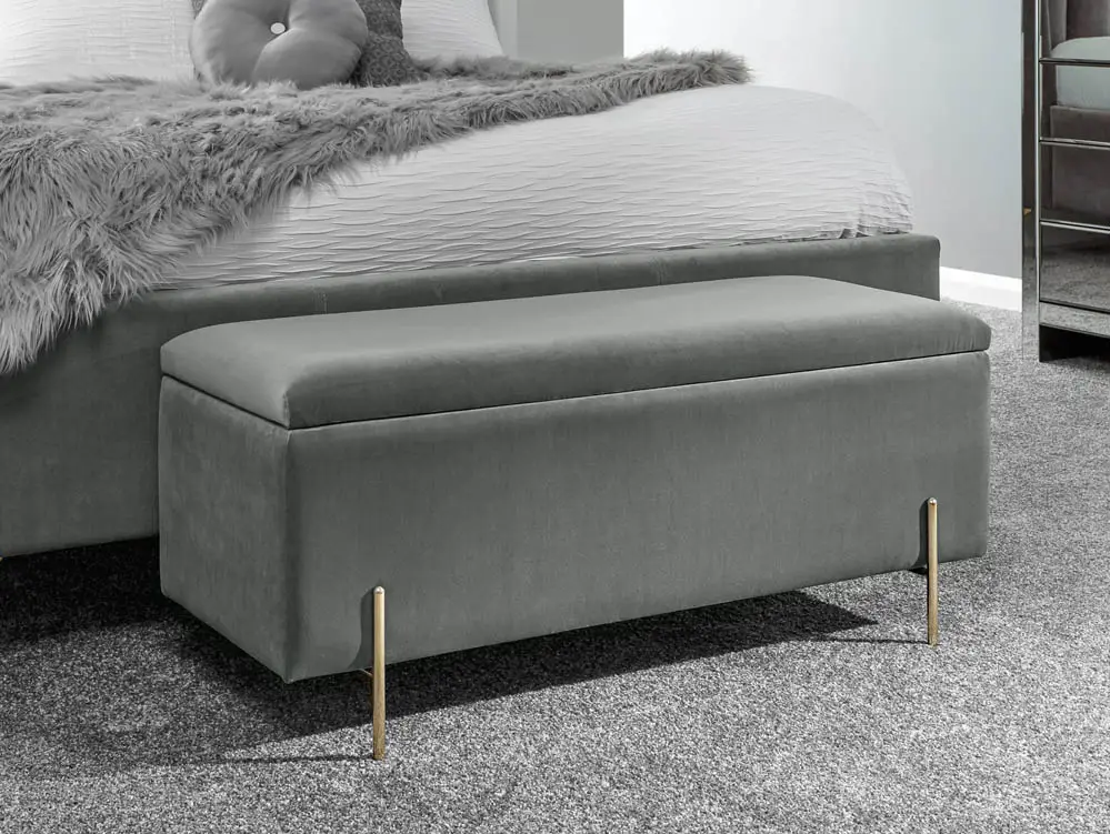 GFW GFW Mystica Grey Ottoman Storage Bench