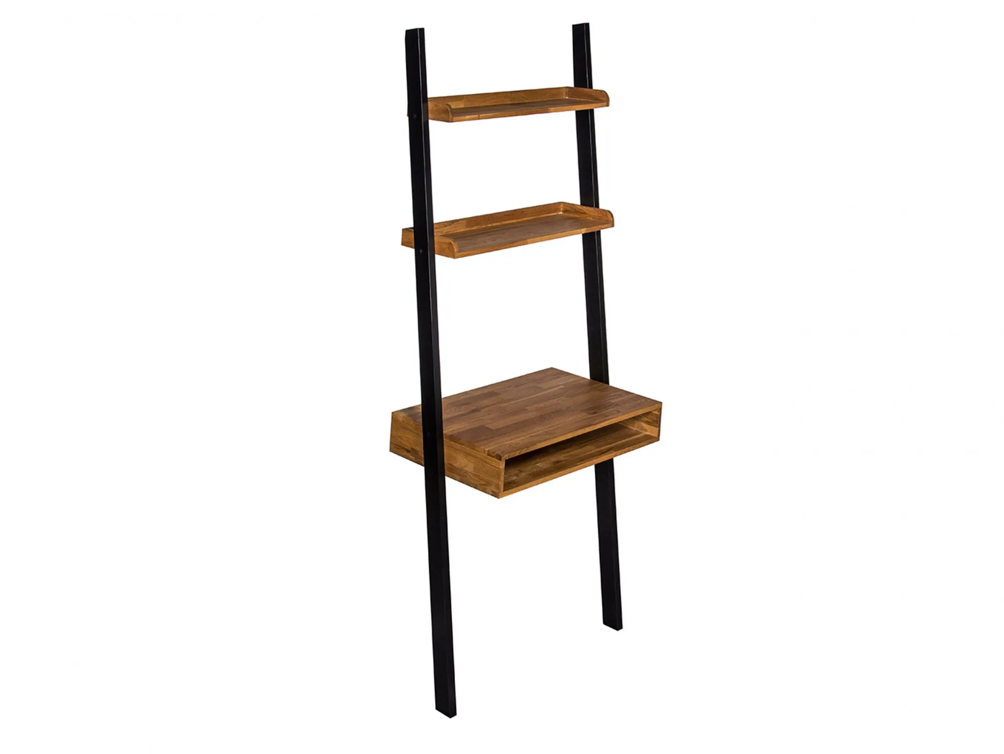 LPD LPD Copenhagen Black and Oak Ladder Desk