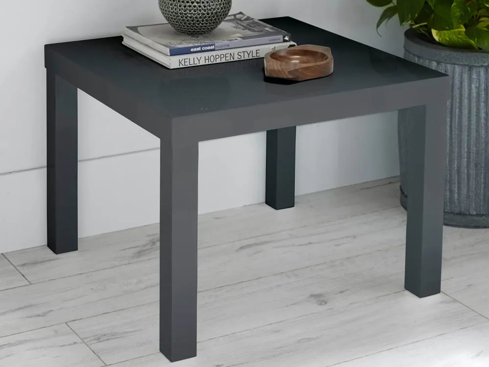 LPD LPD Puro Charcoal High Gloss Lamp Table