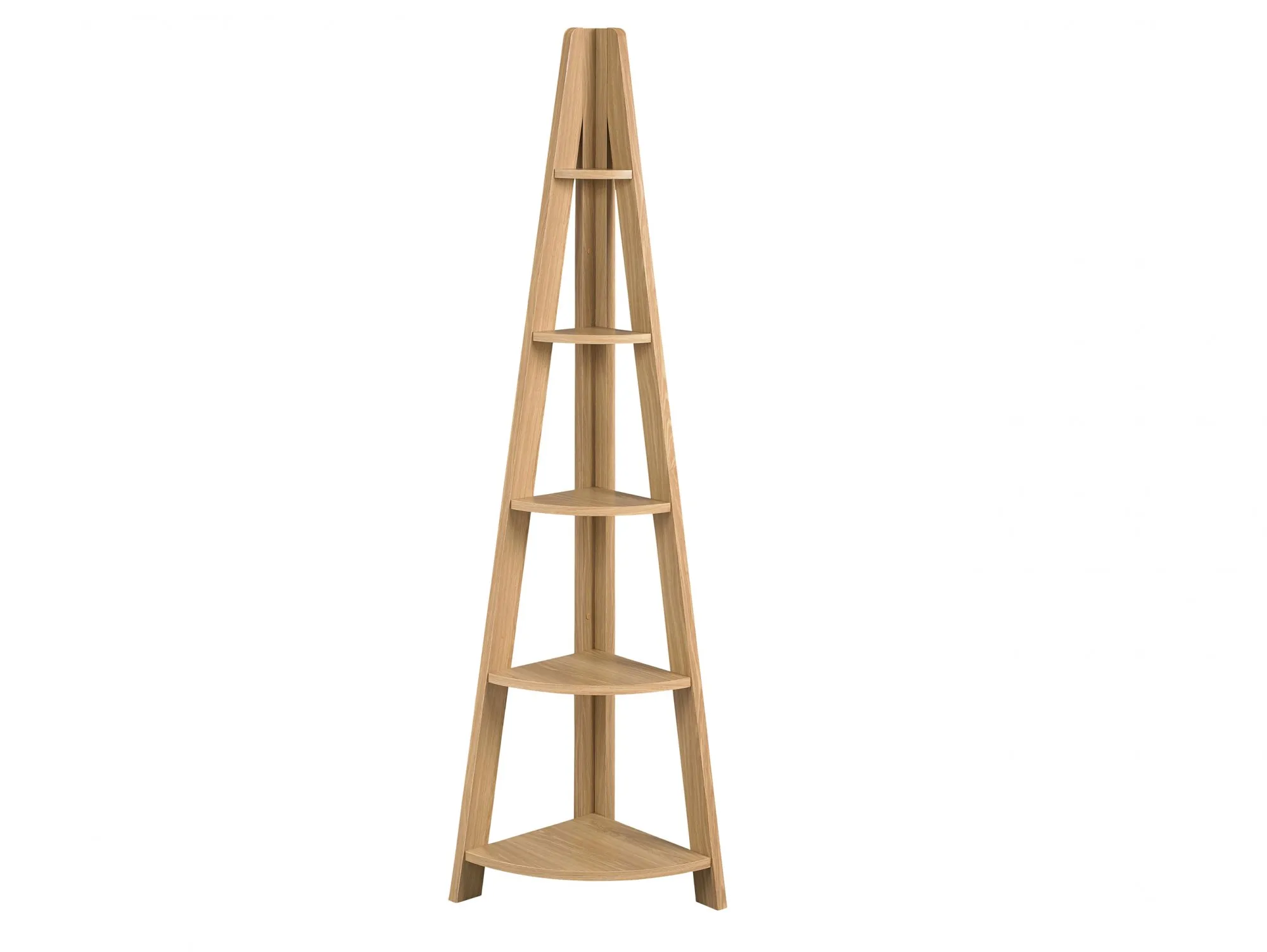 LPD LPD Tiva Oak Corner Ladder Shelving Unit