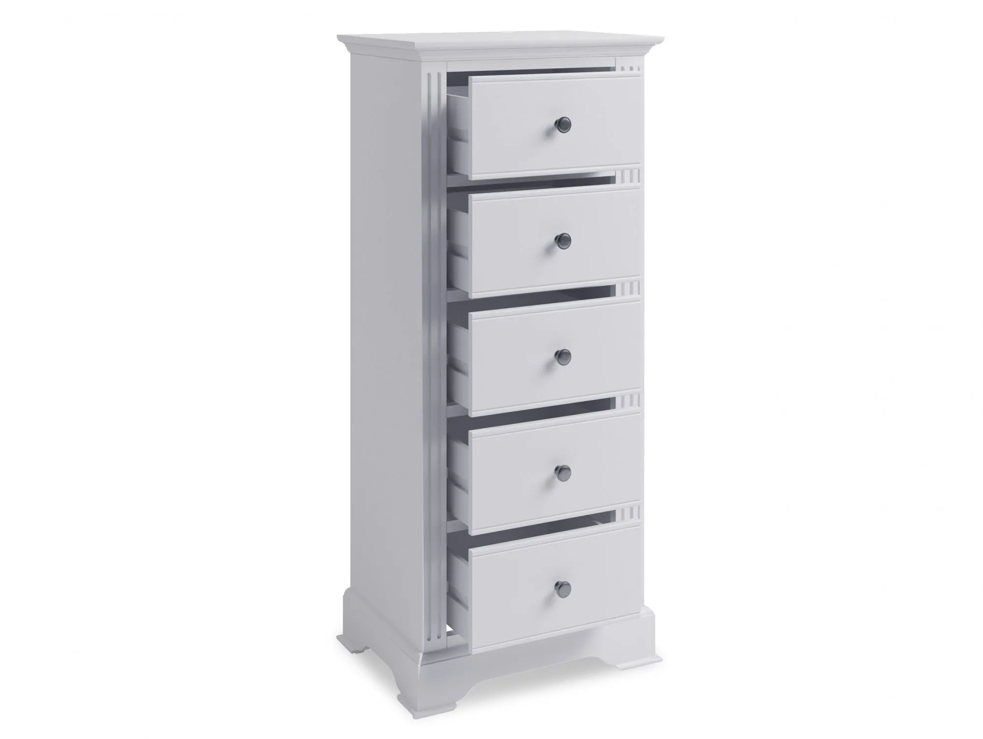 Kenmore Kenmore Catlyn White 5 Drawer Tall Narrow Chest of Drawers (Assembled)