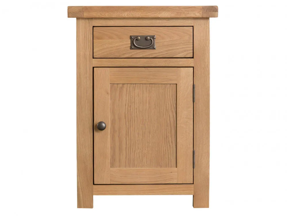 Kenmore Kenmore Waverley Oak 1 Door 1 Drawer Lamp Table (Assembled)