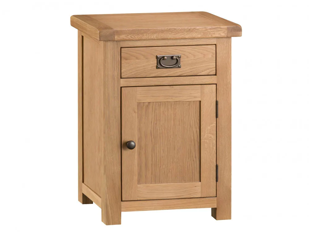 Kenmore Kenmore Waverley Oak 1 Door 1 Drawer Lamp Table (Assembled)