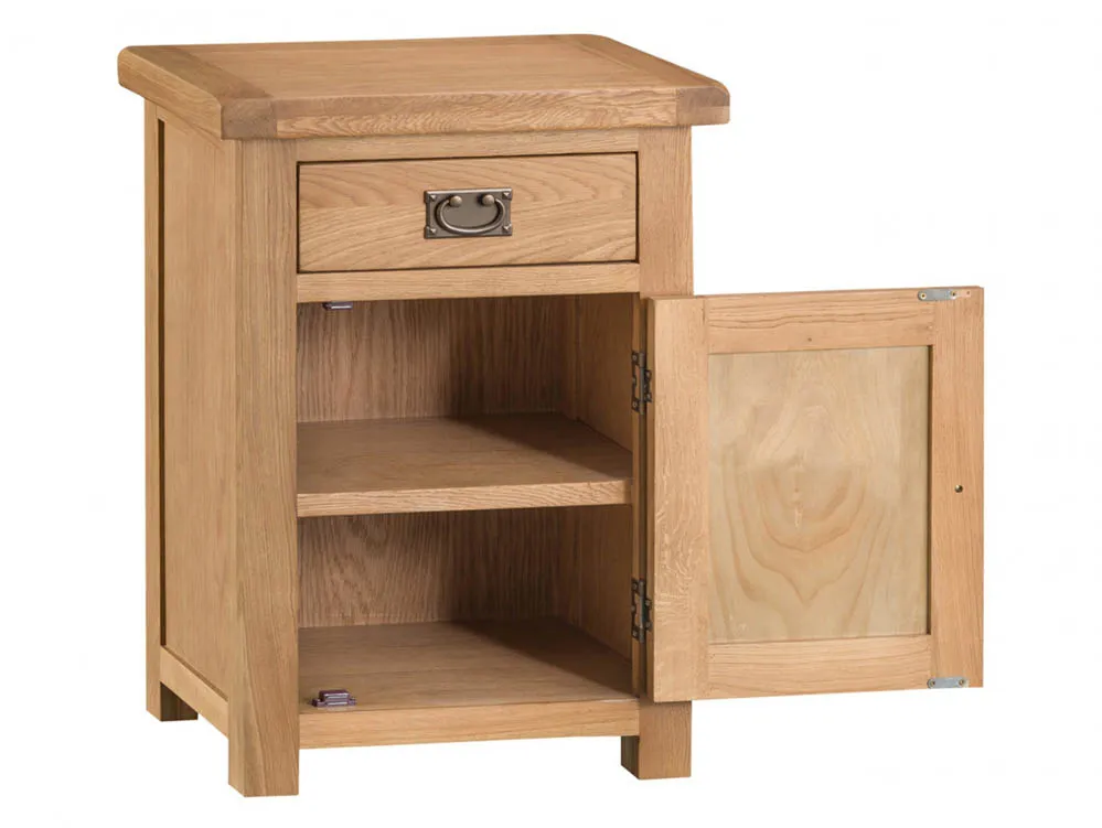 Kenmore Kenmore Waverley Oak 1 Door 1 Drawer Lamp Table (Assembled)