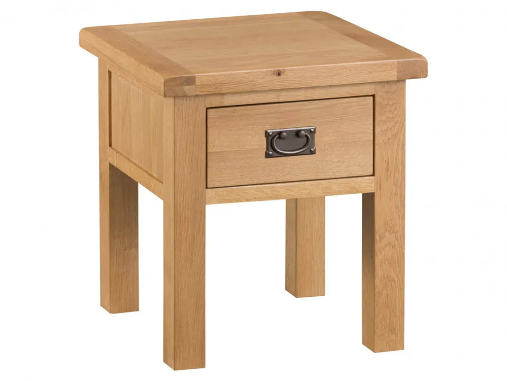 Kenmore Kenmore Waverley Oak 1 Drawer Lamp Table (Assembled)