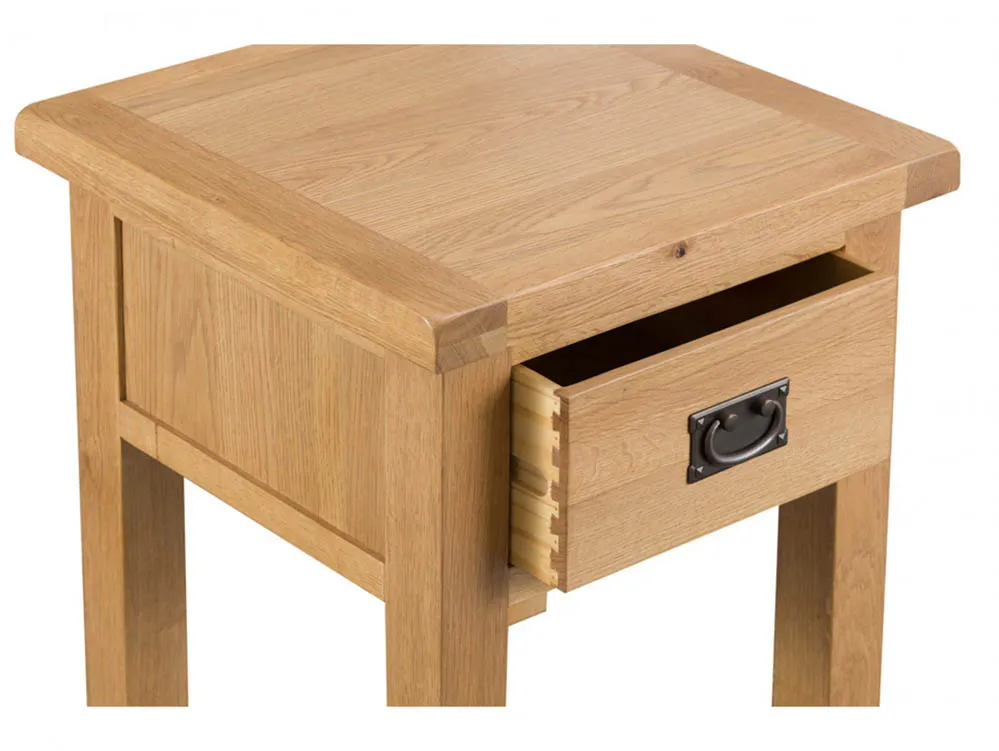 Kenmore Kenmore Waverley Oak 1 Drawer Lamp Table (Assembled)