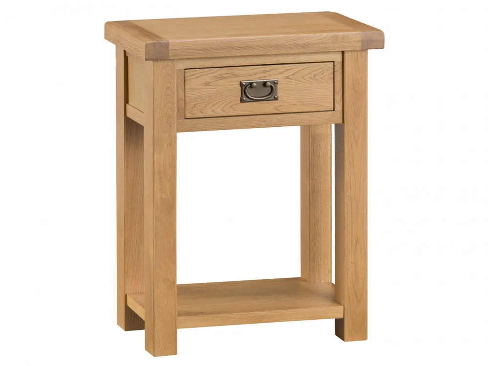 Kenmore Kenmore Waverley Oak 1 Drawer Large Lamp Table (Assembled)