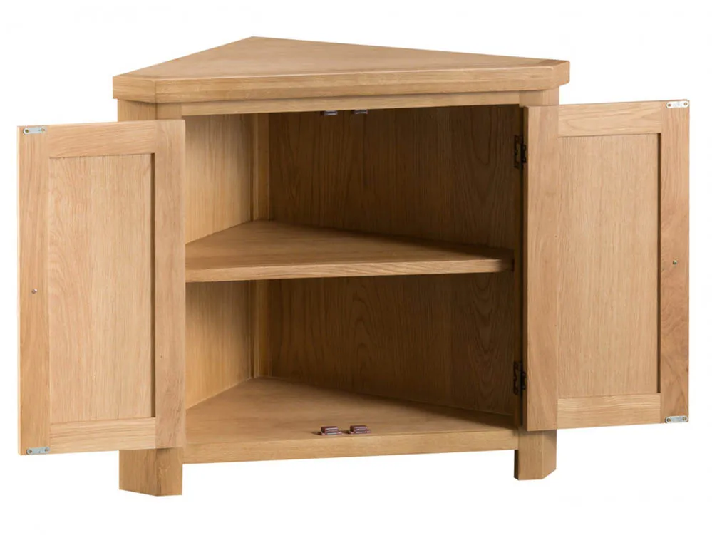 Kenmore Kenmore Waverley Oak 2 Door Corner Storage Unit (Assembled)