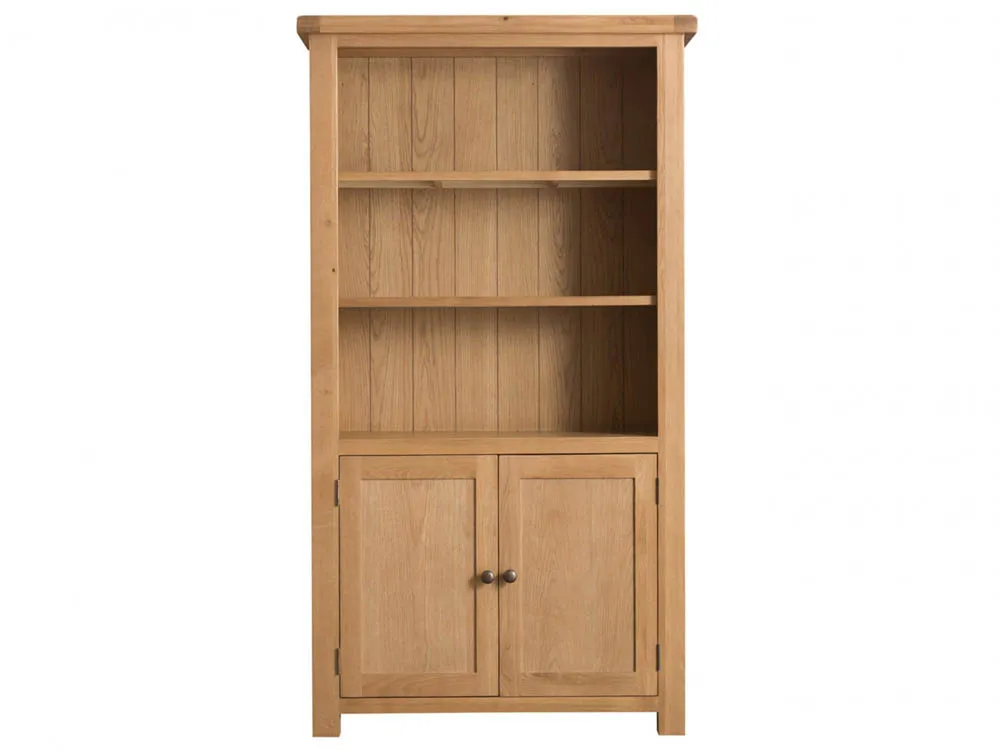 Kenmore Kenmore Waverley Oak 2 Door Large Bookcase (Assembled)