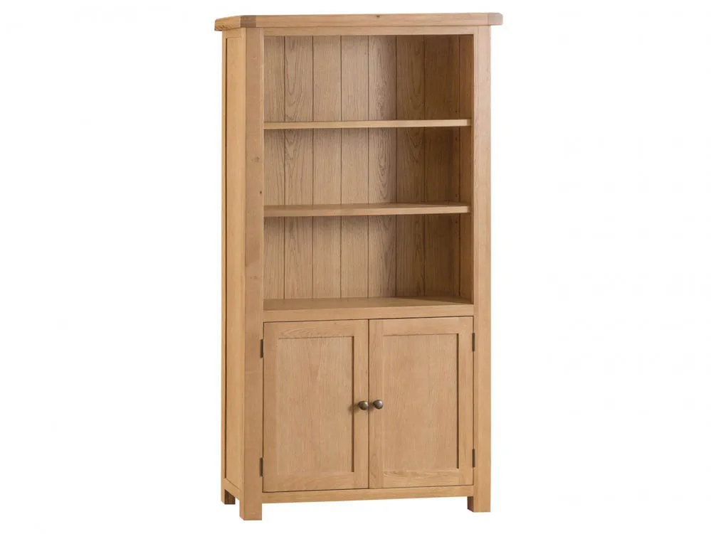 Kenmore Kenmore Waverley Oak 2 Door Large Bookcase (Assembled)