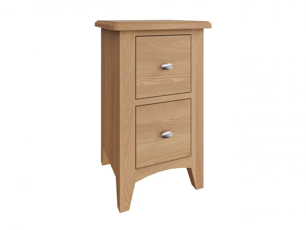 Kenmore Kenmore Dakota Oak 2 Drawer Small Bedside Table (Assembled)