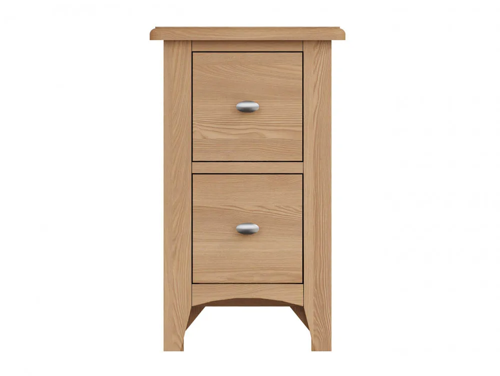 Kenmore Kenmore Dakota Oak 2 Drawer Small Bedside Table (Assembled)