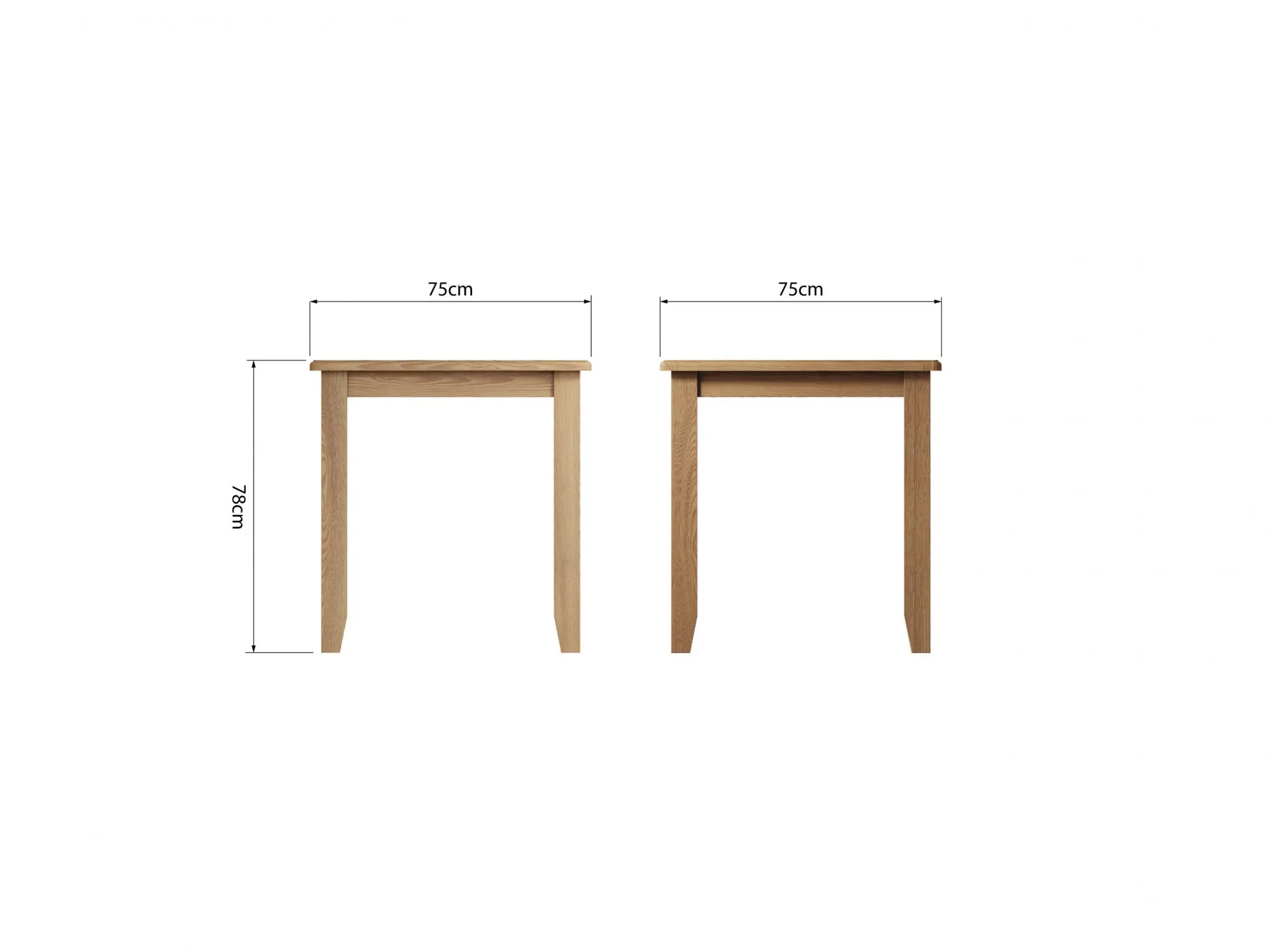 Kenmore Kenmore Dakota 75cm Oak Compact Dining Table