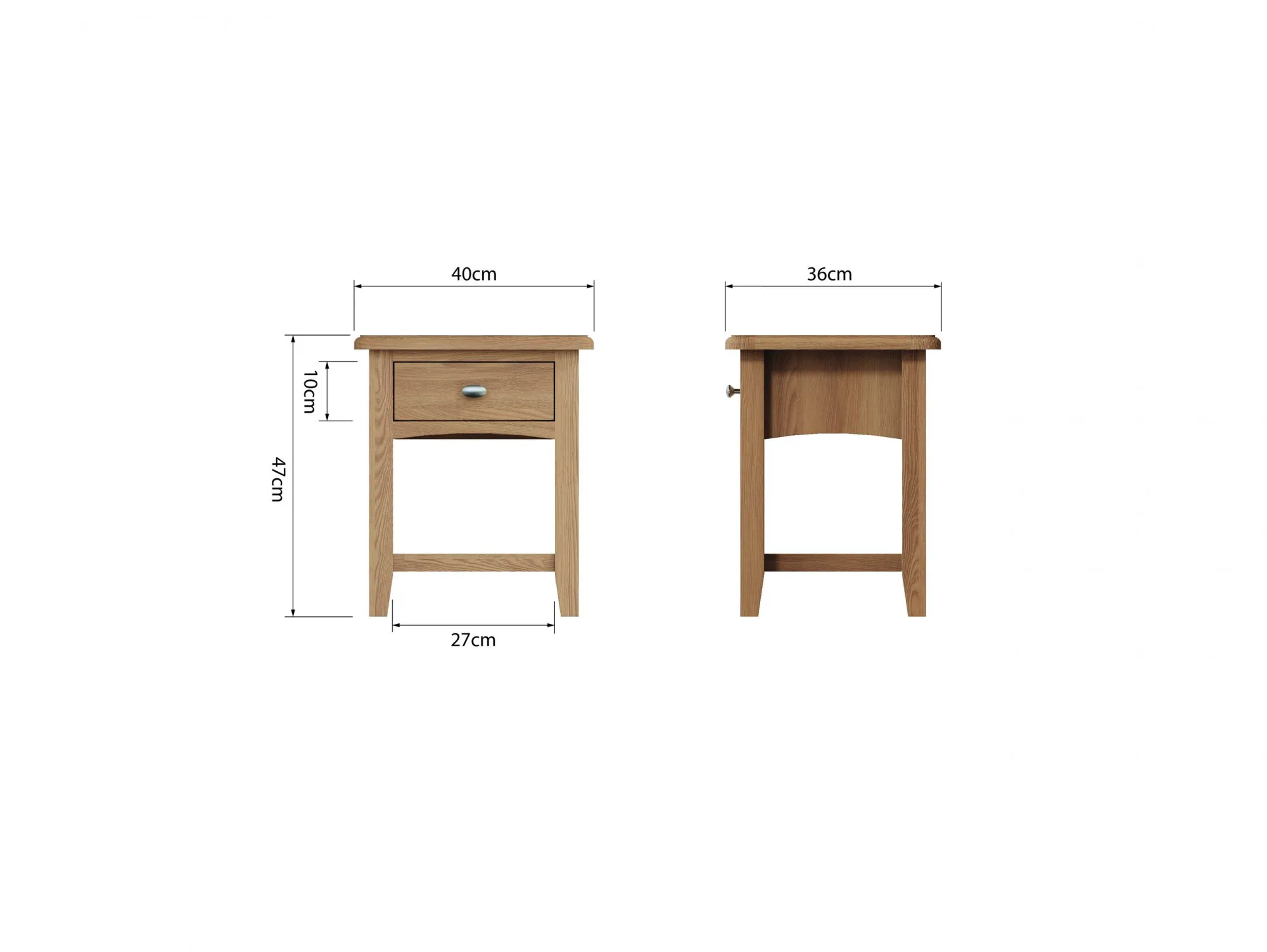 Kenmore Kenmore Dakota Oak 1 Drawer Lamp Table (Assembled)