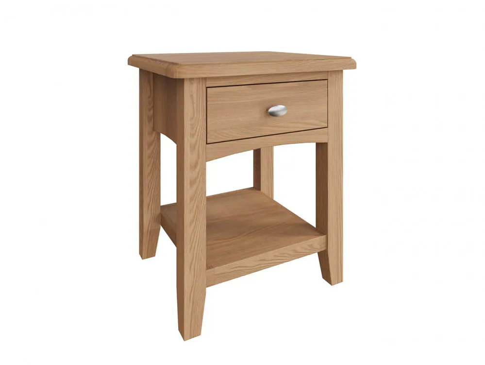 Kenmore Kenmore Dakota Oak 1 Drawer Lamp Table (Assembled)